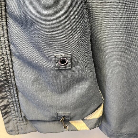 Nike Fit Dri Jacket Mens L Blue White Full Zip Lightweight Athletic Zip Pockets - Picture 7 of 11